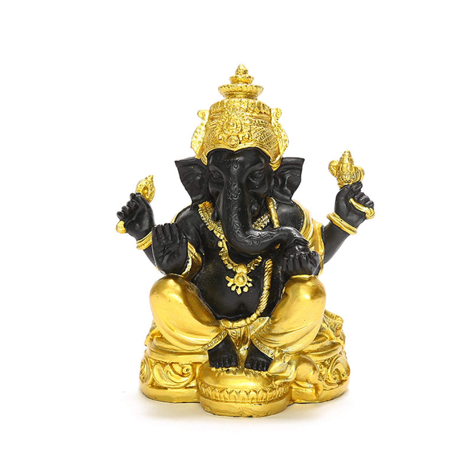 Amazon.co.jp: ガネーシャ神様 インドの神様 ゴールド ガネーシャ 象