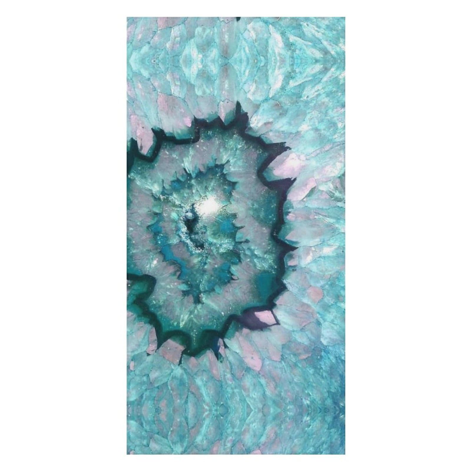 LWORZIIB Beach Towel, Teal Agate Bath Towel, Pool Towel Great for Gym Swimming 80 X 160cm