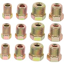 HAPINARY 12 Adet Pirin&ccedil; Fren Borusu Bağlantı Par&ccedil;aları Fren Borusu Otomotiv Bağlantı Par&ccedil;aları Sıkıştırma Pirin&ccedil; Par&ccedil;ası Par&ccedil;ası Altın