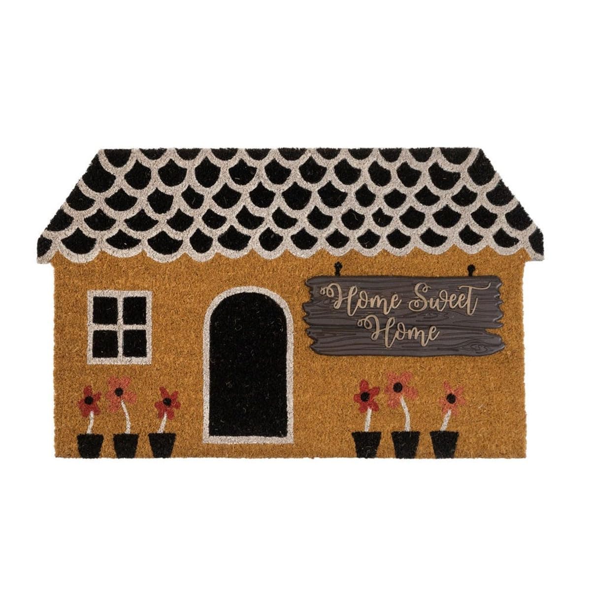 Paillasson 75 cm UNIMASA Maisonnette Home Sweet Home