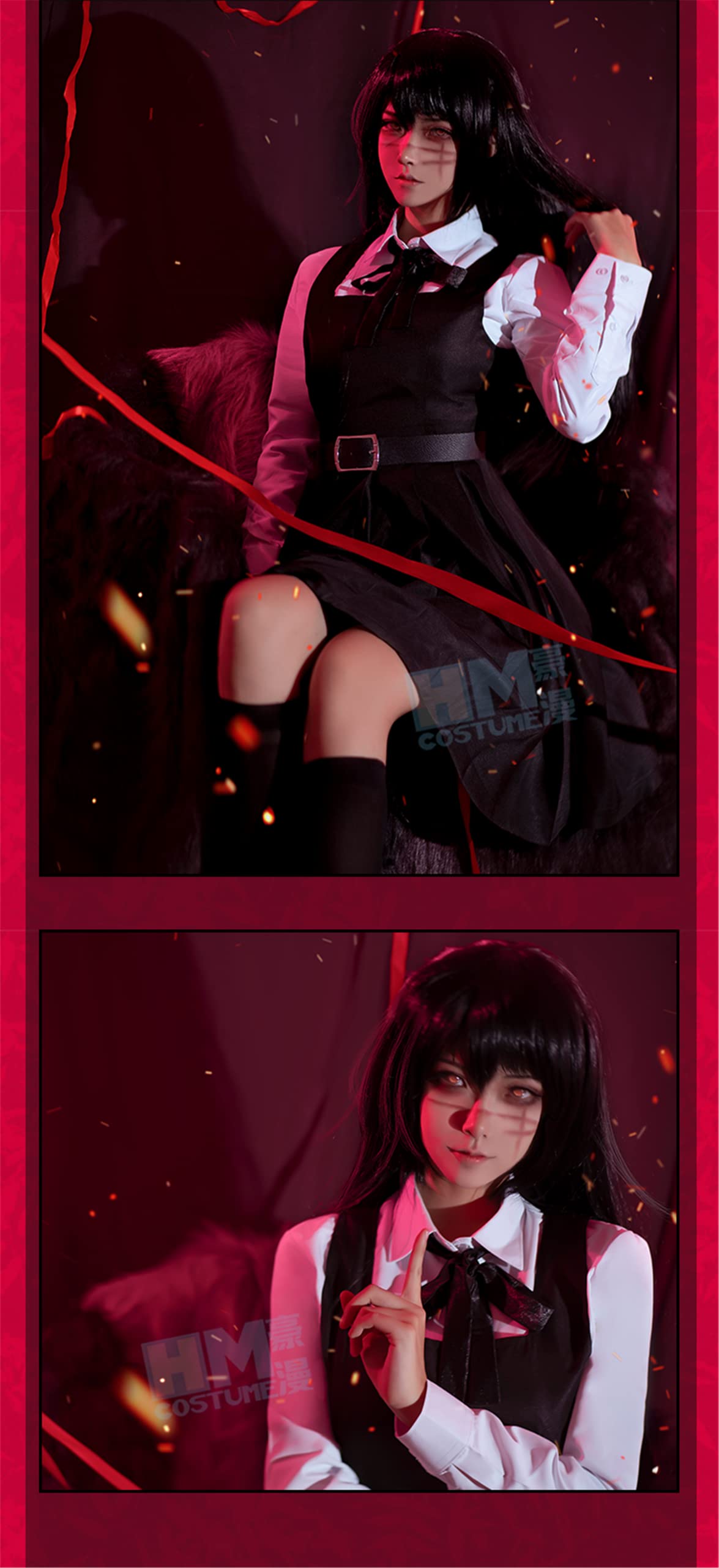 三鷹　女子高生 Amazon.co.jp: TVアニメ「チェンソーマン」 三鷹アサ 制服 スカート ユニフォーム 悪魔 JK制服 高等学校 女子 生徒 コスプレ  COS 変装 イベント 仮装 クリスマス ハロウィン : ホビー