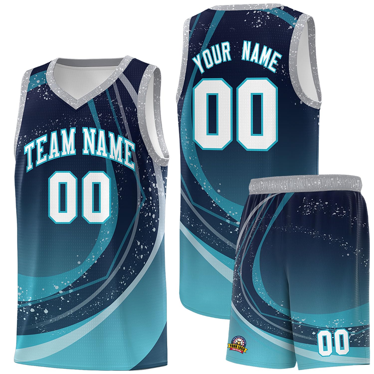 Custom Basketball Jersey -Personalized Team Name Number Customize Sports Uniform for Men Women Youth