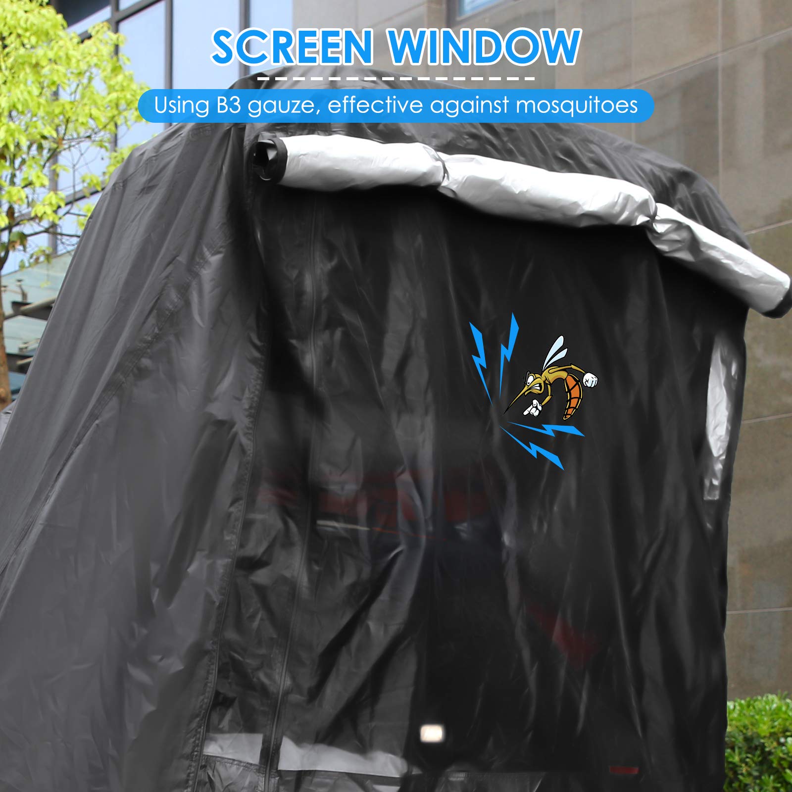 Tenda Parasole per Portellone Posteriore B3 Protezione Solare Impermeabile SUV Campeggio