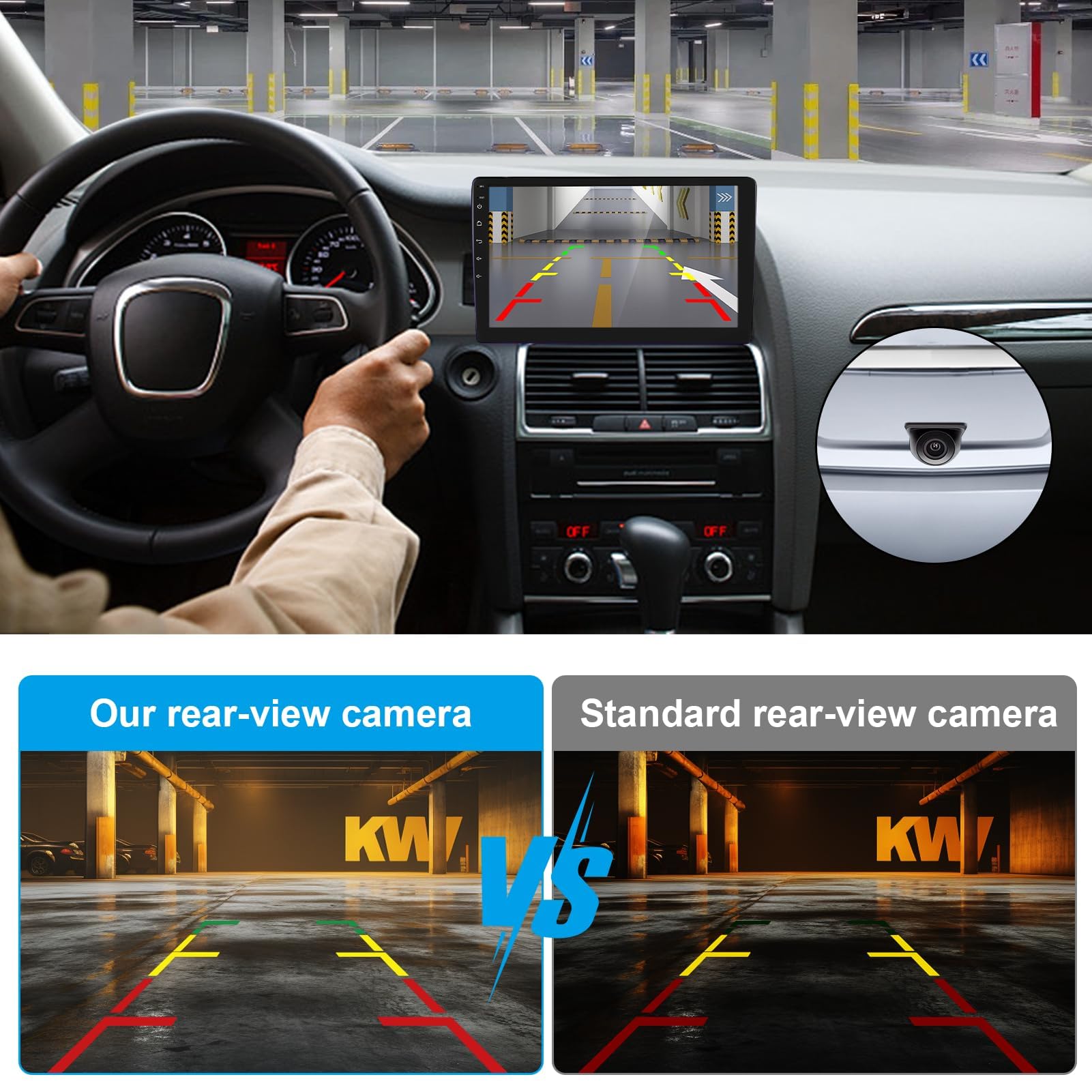 Cámara de visión Trasera PC CVBS Chip 170 Grados HD Lente Gran Angular Visión Nocturna Impermeable Cámara de visión Cámara de Visión Trasera para Bus/RV/Camión/Remolque — view 6