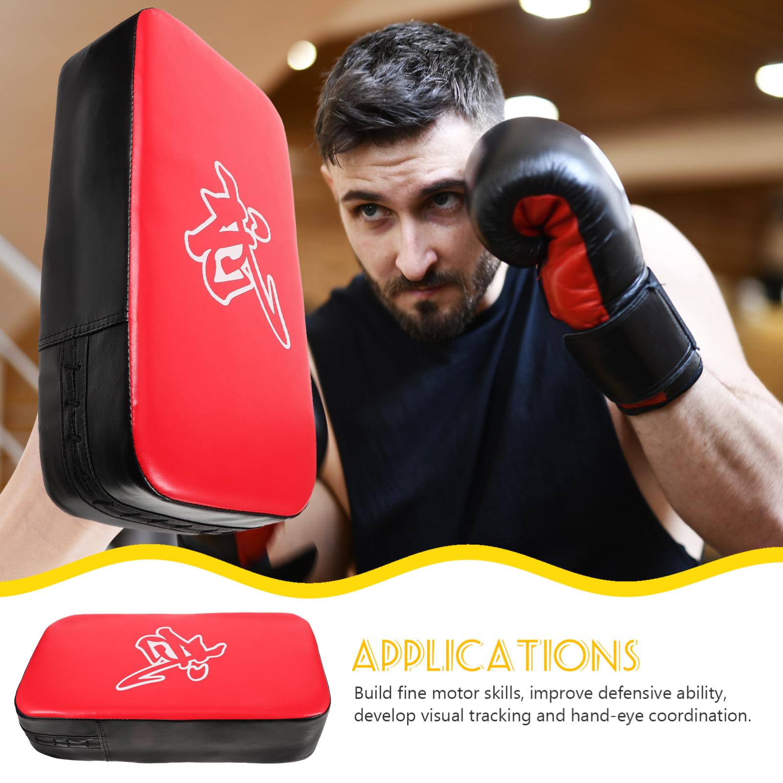 POPETPOP Basketball Training Blocking Pad Blocking Cushion PVC Pu Leather Comfortable Grip Basketball Tool