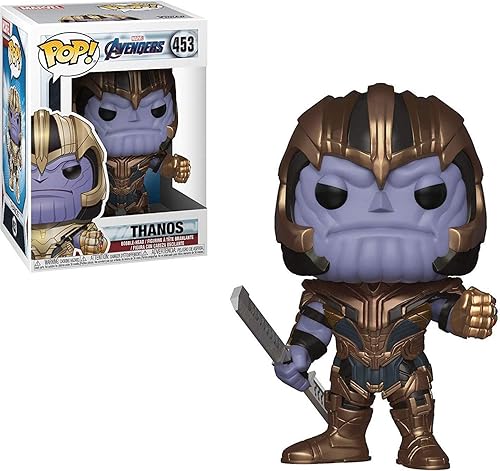 Miniatura 2 de Marvel Avengers Endgame - Figura de vinilo de Thanos Funko Pop! (paquete con funda protectora compatible con Pop Box), multicolor, 3.75 pulgadas