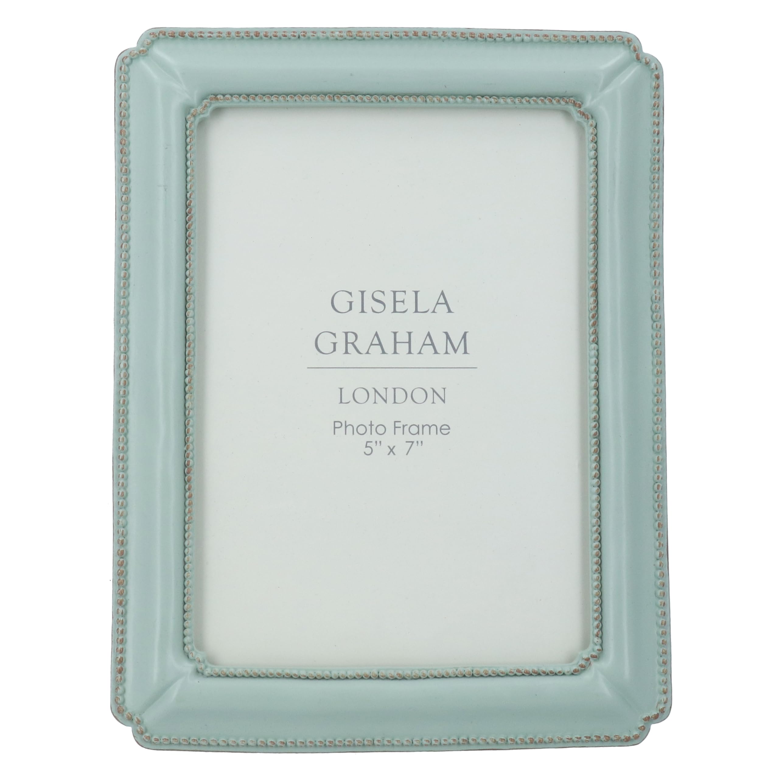 Gisela Graham Blue Duck Egg Classic Resin Photo Frame (5 X 7 Inch)