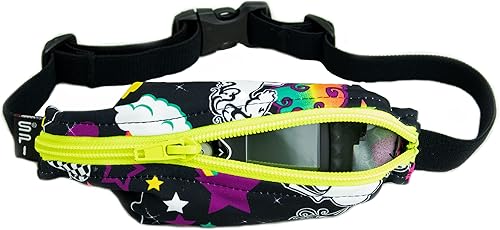 Kid SPIbelt Unicorn/Lime Zipper - Pass Through Hole, Unicornio, Cinturón de actividad