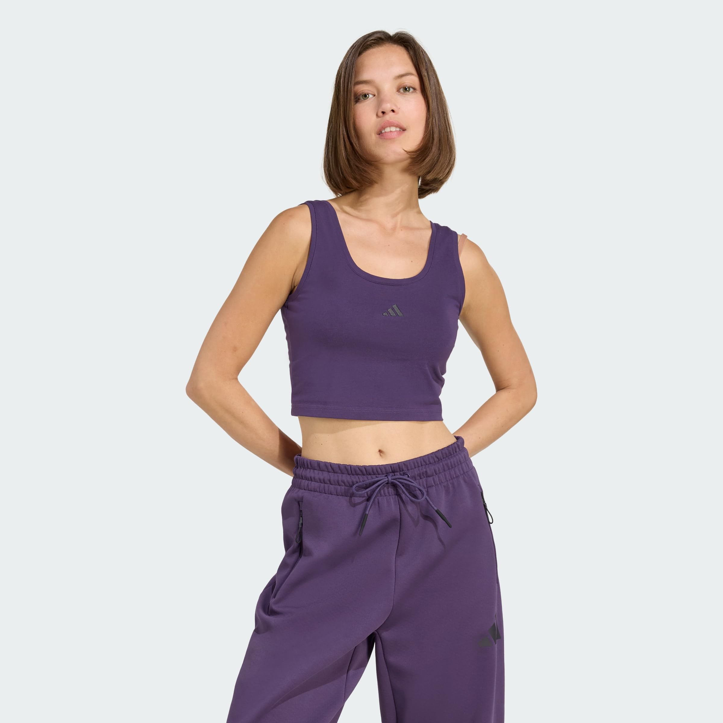 adidas Women's Camiseta de Tirantes Essentials Small Logo Cotton Lifestyle — view 18