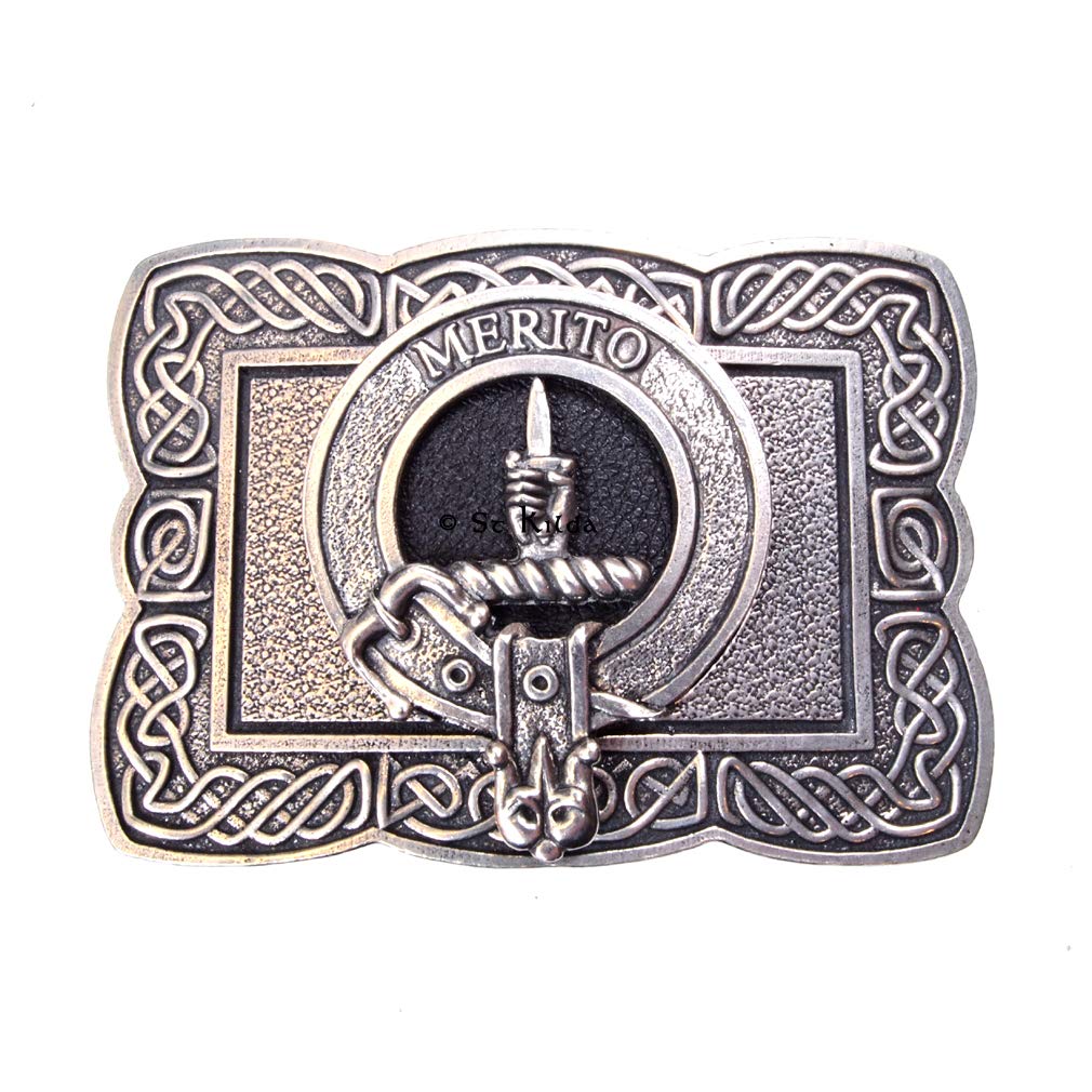St Kilda Dunlop Clan Crest Kilt Belt Buckle