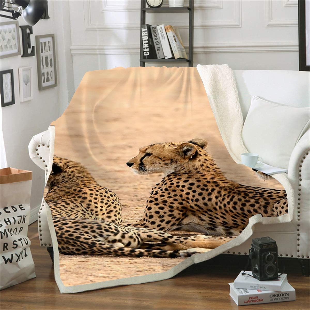 Couverture Cheetah douce et luxueuse une idée cadeau parfaite