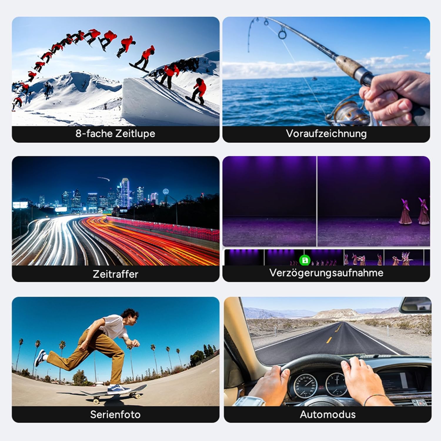 SJCAM SJ20 Vlogging Camera 4K ohne SD,Sportkamera mit 40MP, 8X Zoom und Supernachtmodus,Unterwasserkamera Schnorcheln für Reisen, Motorrad, Outdoor, Mit Kabelgebundenem Mikrofon und 8H Selfie-Stick