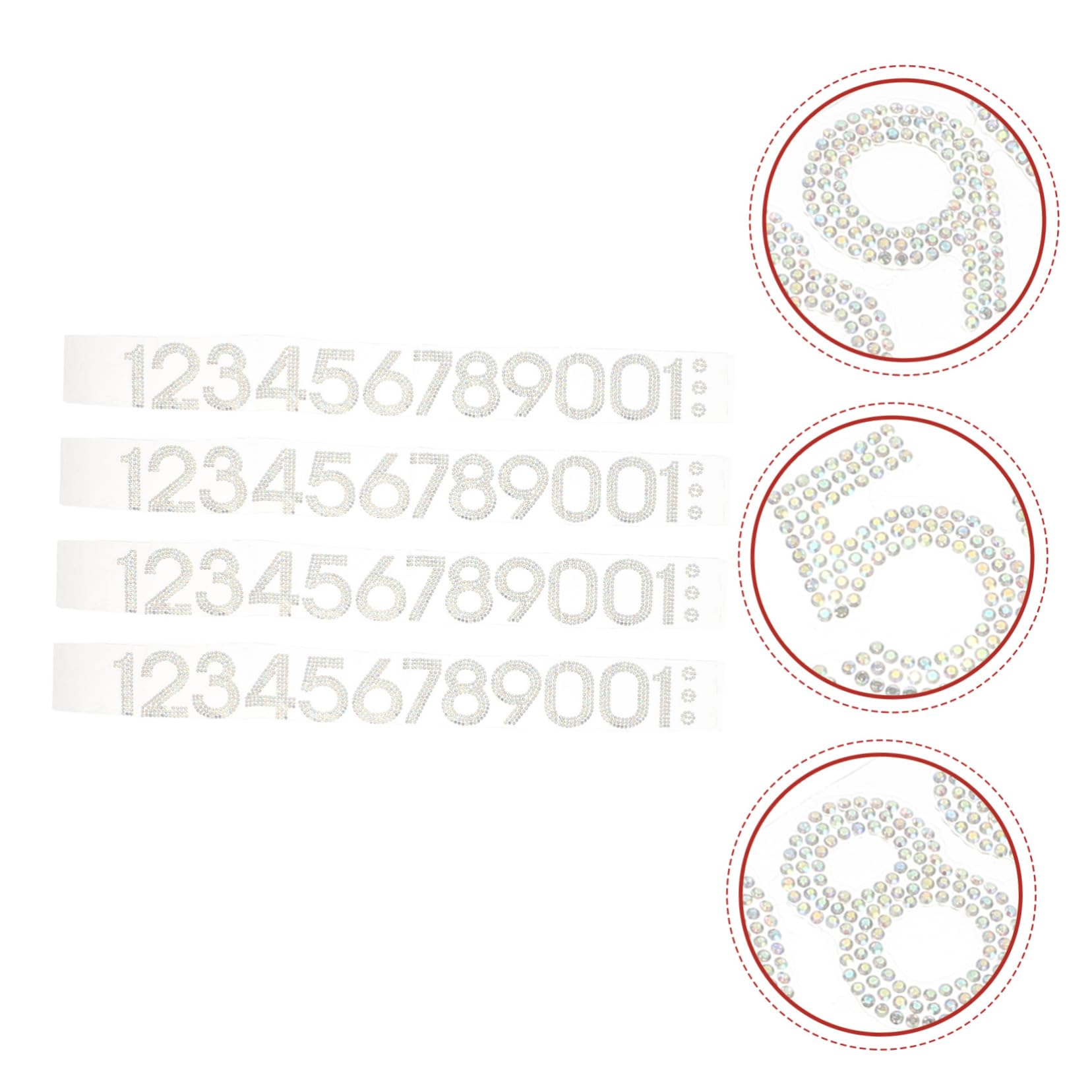 TEHAUX 120pezzi Toppe Strass Forma Per Decorazioni Su Abbigliamento e Accessori Patch Termoadesive Shirt Vestiti