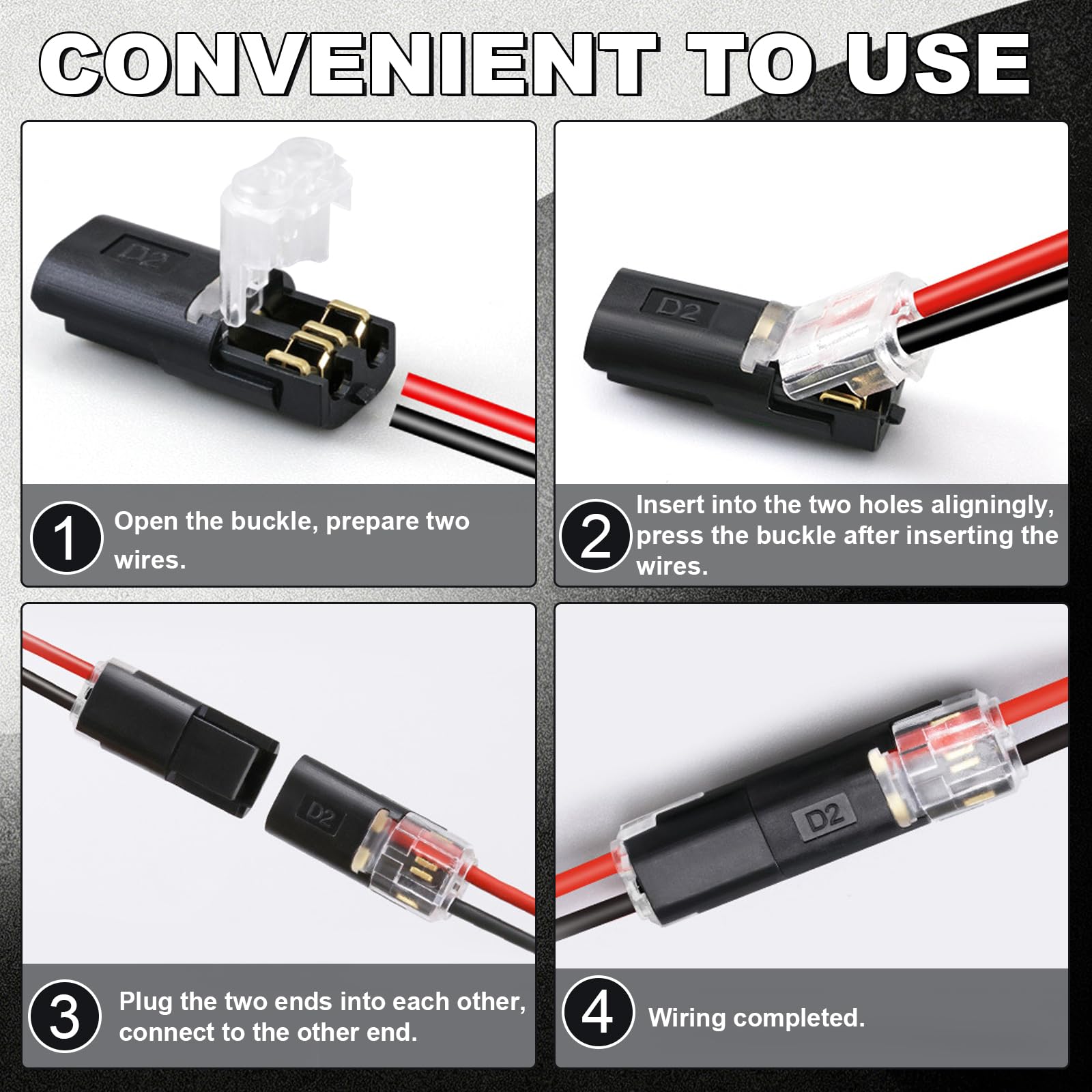 Low Voltage Wire Connectors - 20 Pack -3
