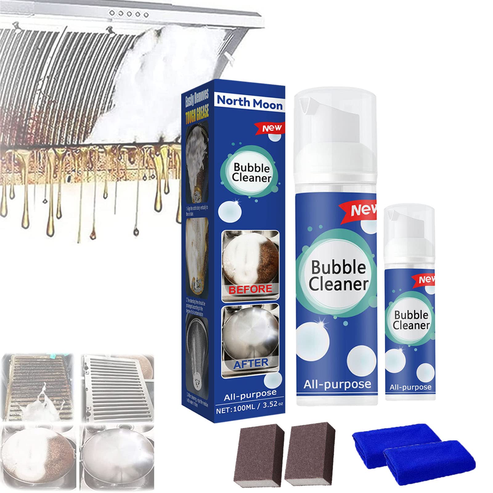 Buy 2022 New Upgrade All Purpose Bubble Cleaner,Bubble Cleaner Foam