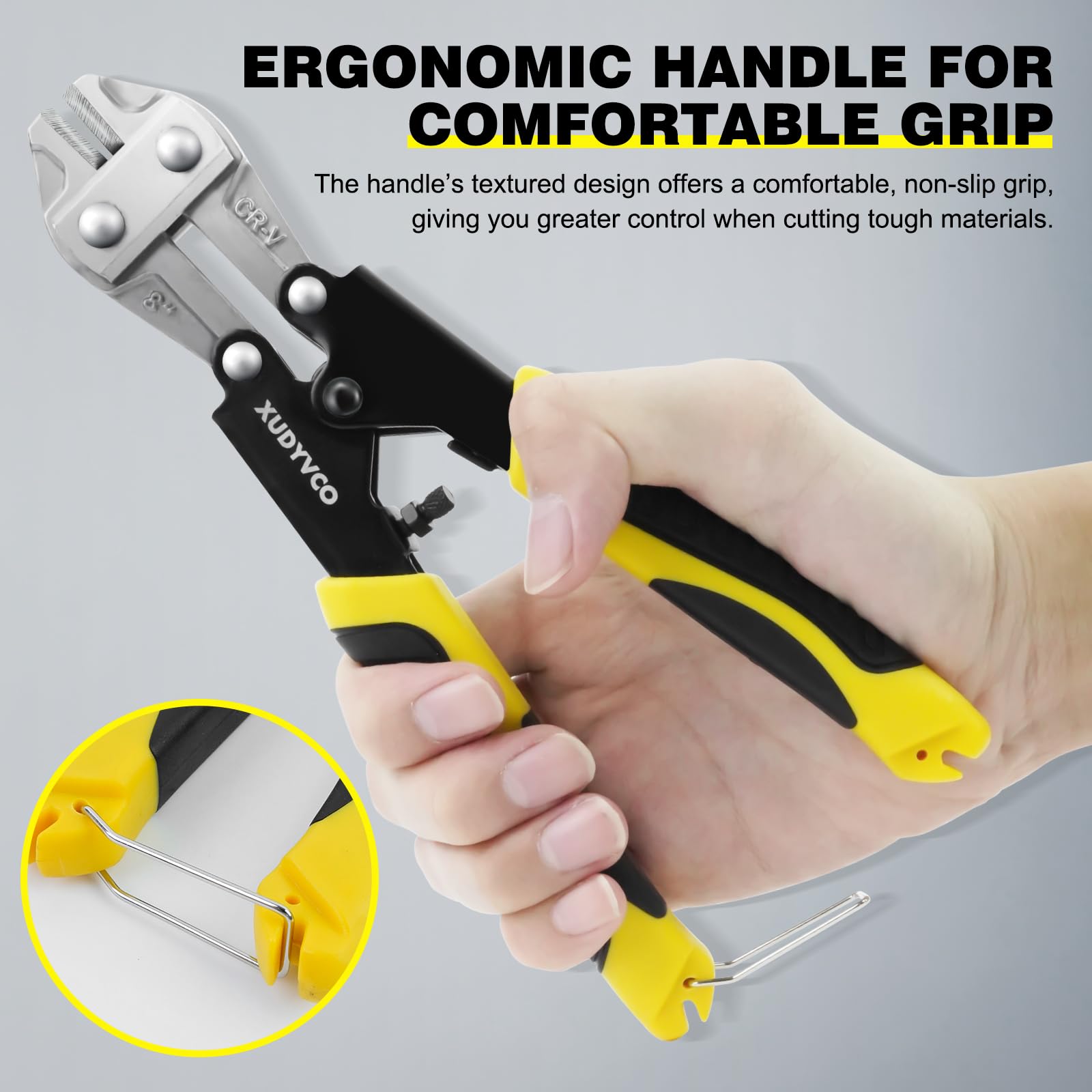 XUDYVCO Heavy Duty Bolt Cutters - Save Effort! -5