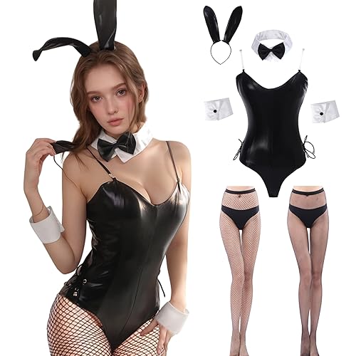 Maryparty Bunny Girl Costume Adult Bunny Costume Women Bunny Accessories for Womens Halloween Costumes Sexy - 3XL - Style-1