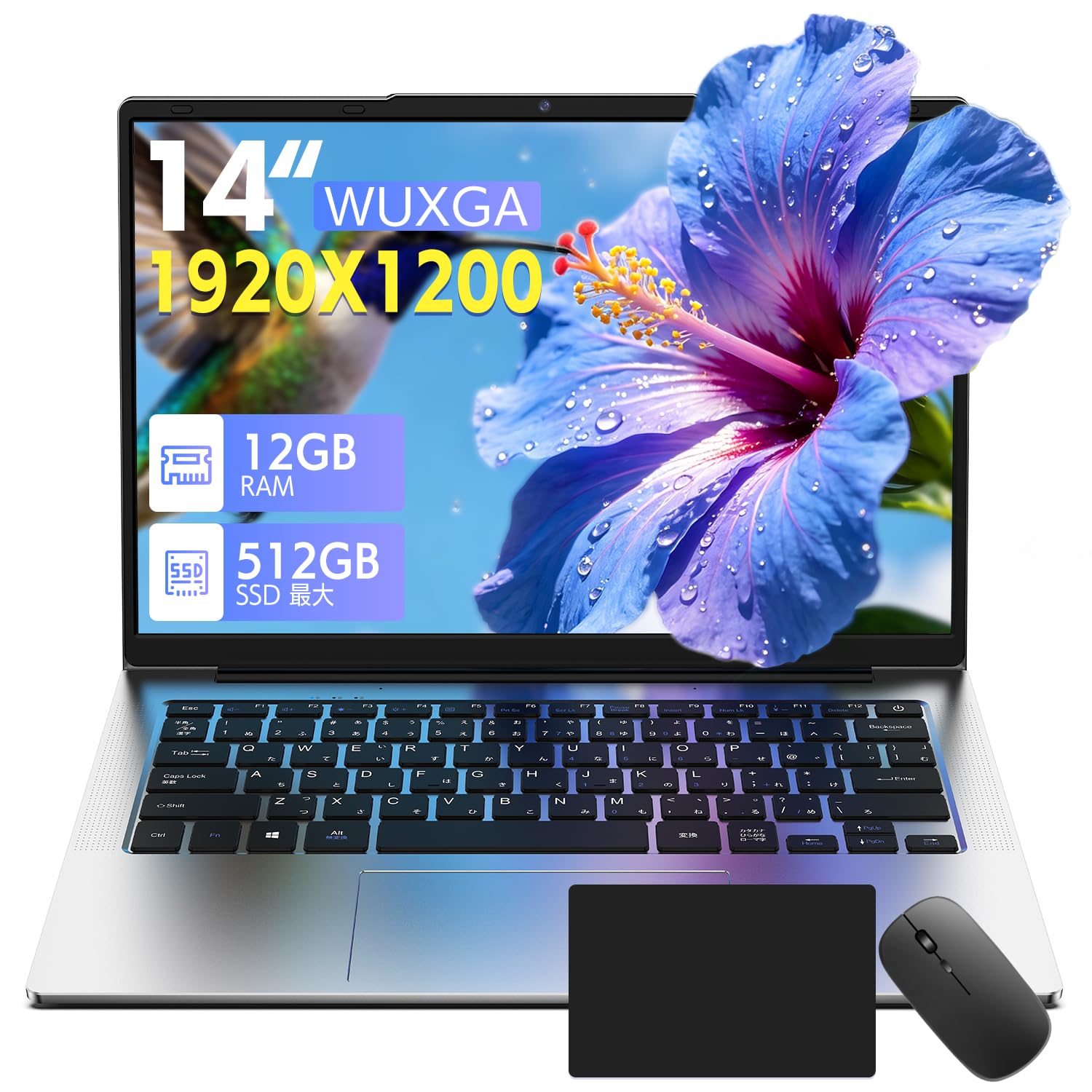 Amazon.co.jp: Wingame ノートパソコン 14インチ FHD1920×1200 Windows