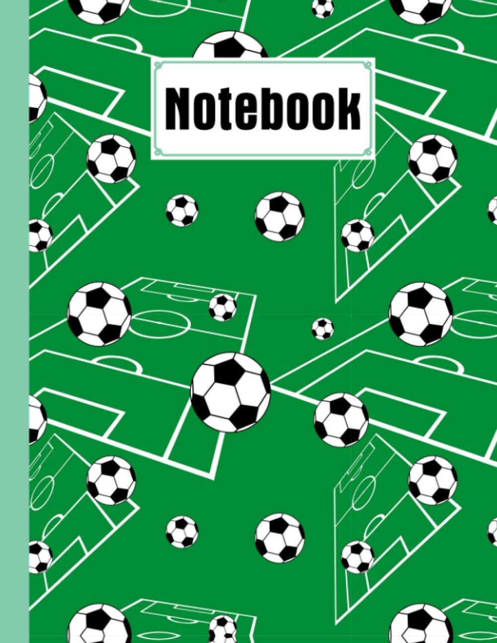 Notebook: Composition Notebook Football- College Ruled 120 Pages - Large 8.5" x 11" By Alex Yaulok Lam