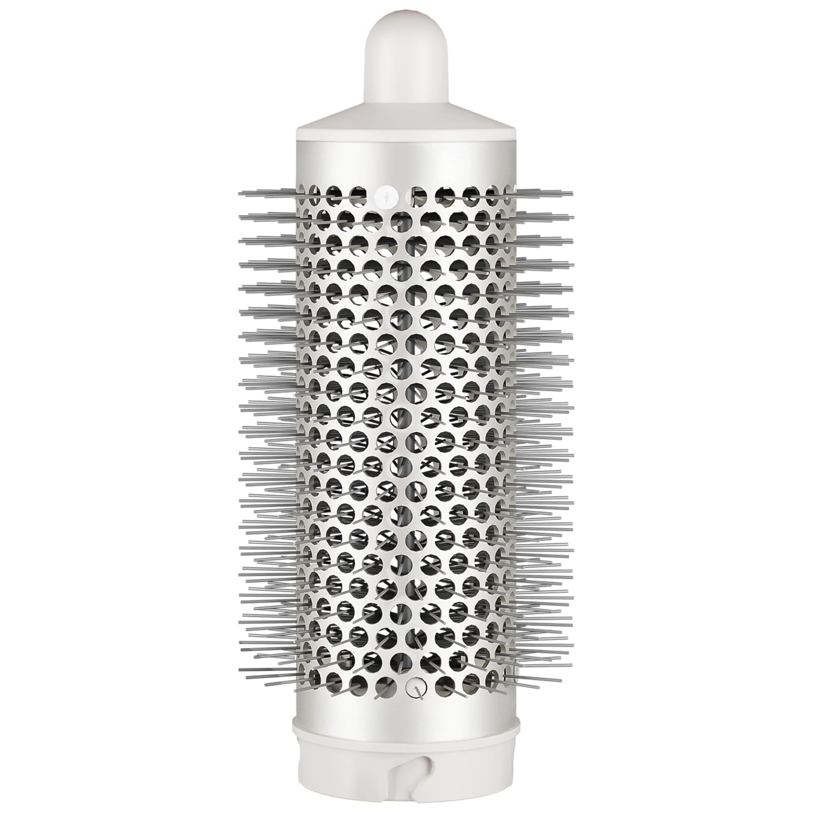 Round Brush Attachment for Shark FlexStyle Attachments, Normal Oval Round Volumizing Brush Styling for Straight, Wavy, Curly, and Coily Hair, Sliver