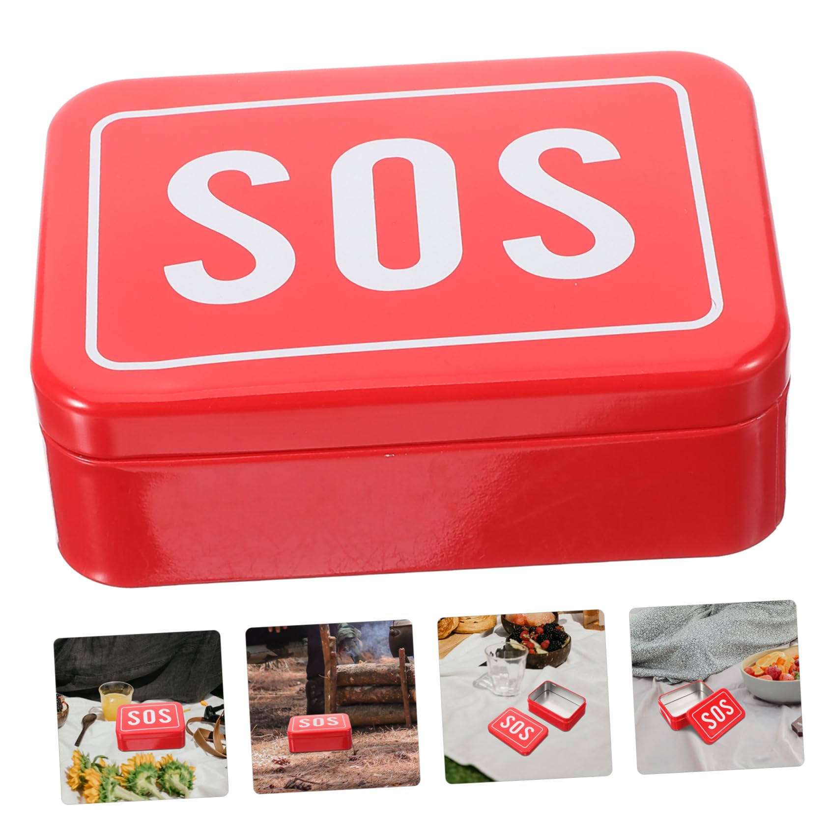 Toddmomy 5 Ensembles Boîte De Survie Portable Boîte De Rangement Étanche Et Résistante pour Équipement De Camping Et Randonnée Organisateur De Matériel De Secours 2 Pièces * 5