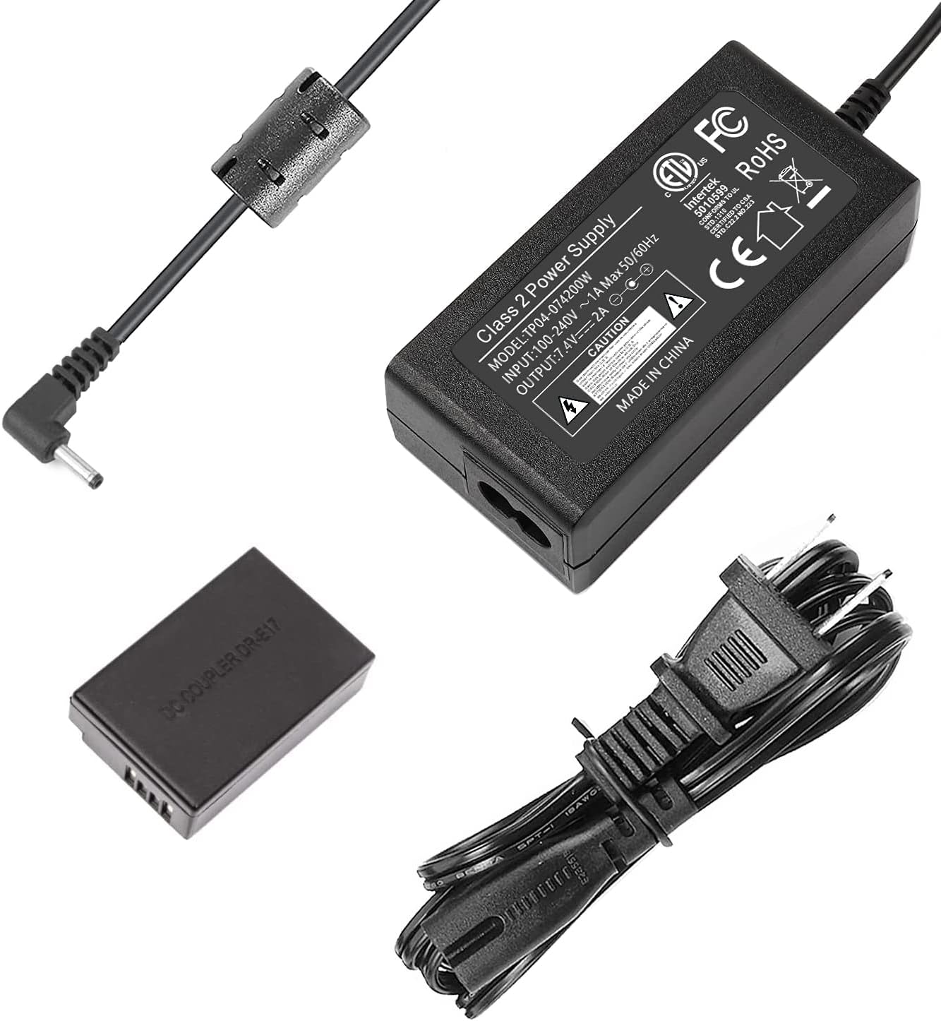 F1TP ACK-E17 AC Power Adapter Kit for Canon EOS M6, M5, M3, M6 Mark II Cameras