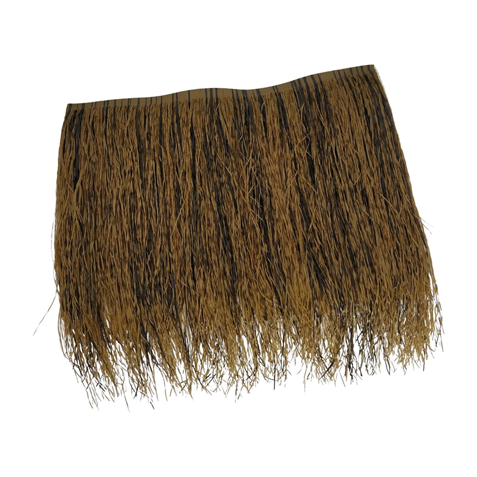 Palm Thatch Roll Straw Mats Straw Roof Thatch for Party Fence Patio Umbrella B Nonflame Retardant-image-32