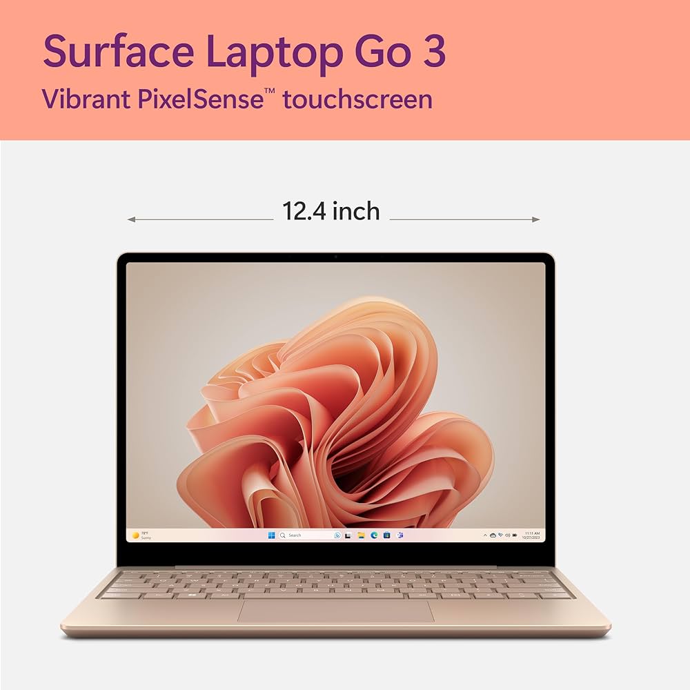 【新品同様】 Surface Laptop Go3 i5/8/SSD128 Surface Laptop Go 3を購入(12.4 インチ、タッチスクリーン、i5