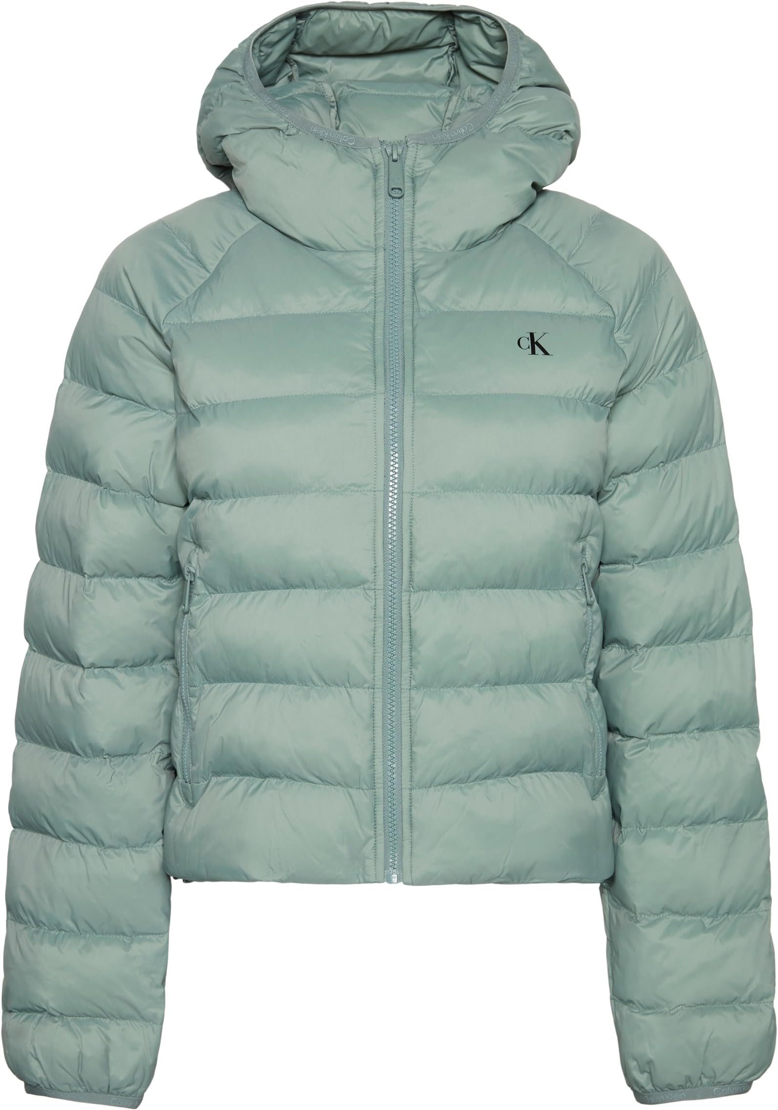 Calvin Klein Damen Steppjacke Lightweight Quilted mit Kapuze