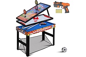 RayChee 36" 4-in-1 Multi Game Table, Kids Pool Table Set
