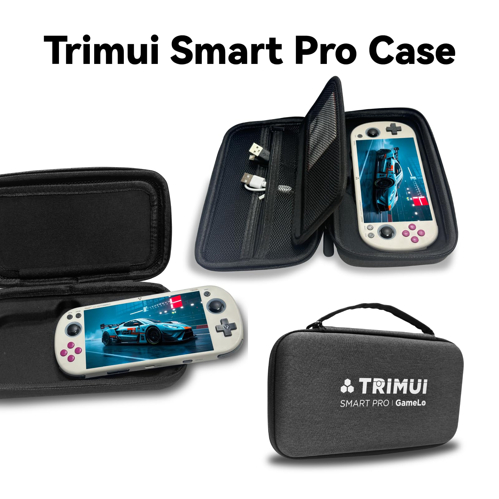 GameLo Trimui Smart Pro Case - Shockproof Hard Shell Designed Exclusively for Trimui Smart Pro, 360° Full Protection