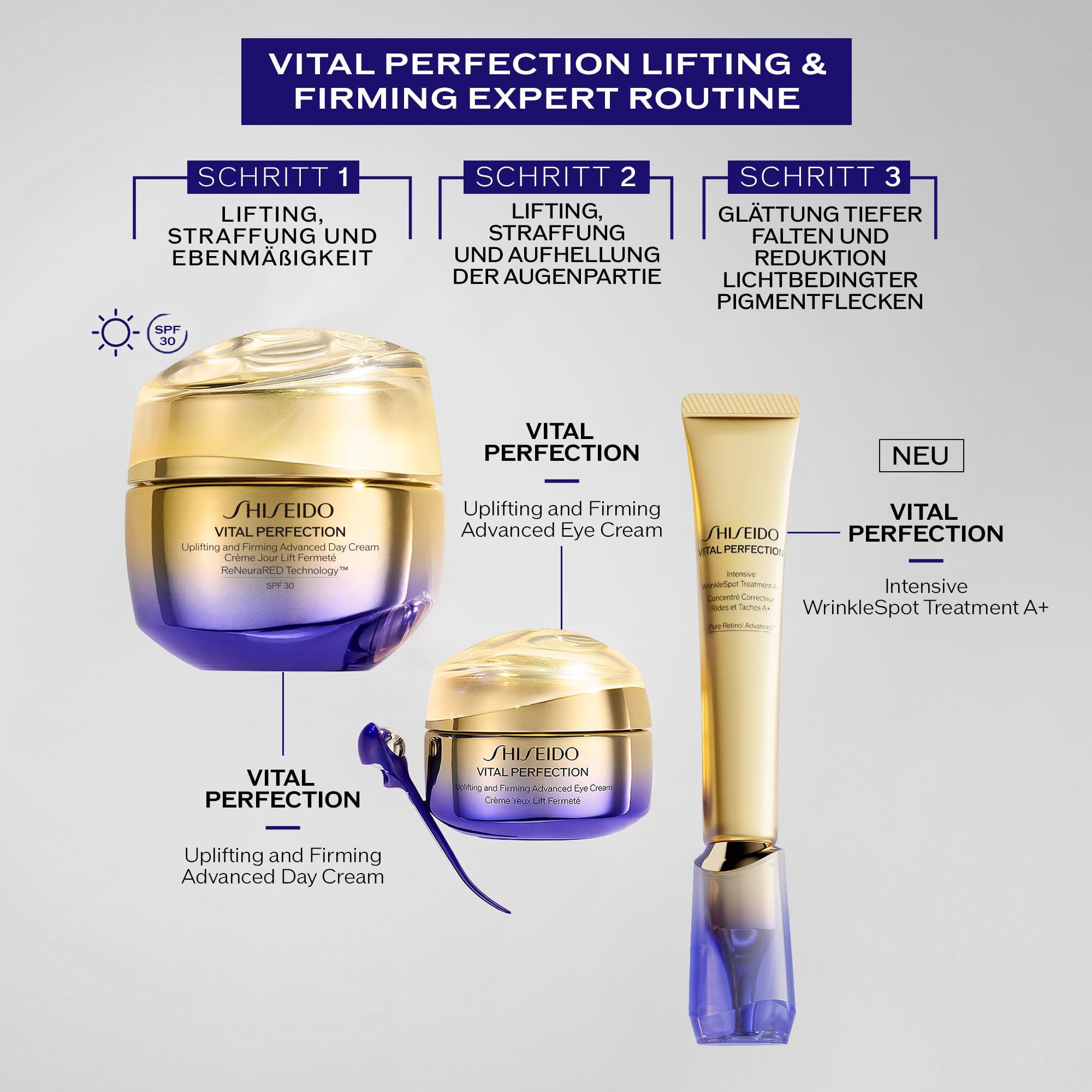 Shiseido Vital Perfection Intensive WrinkleSpot Treatment A+ 20 ml | Anti-Falten-Pflege, Retinol für Gesicht & Hals, Anti Aging gegen Pigmentflecken und Tiefe Falten, Japanische Hautpflege