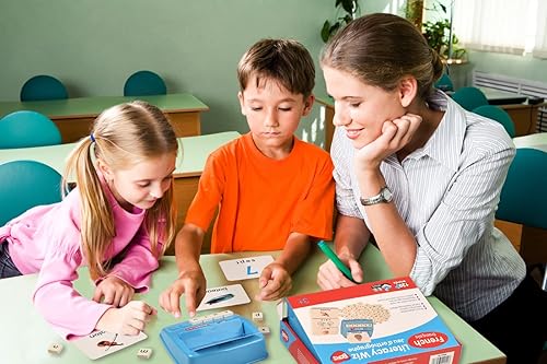 Miniatura 2 de BOHS Juego divertido de mago de alfabetización francesa - Palabras de vista en minúsculas - 60 tarjetas flash - Juguetes educativos de aprendizaje