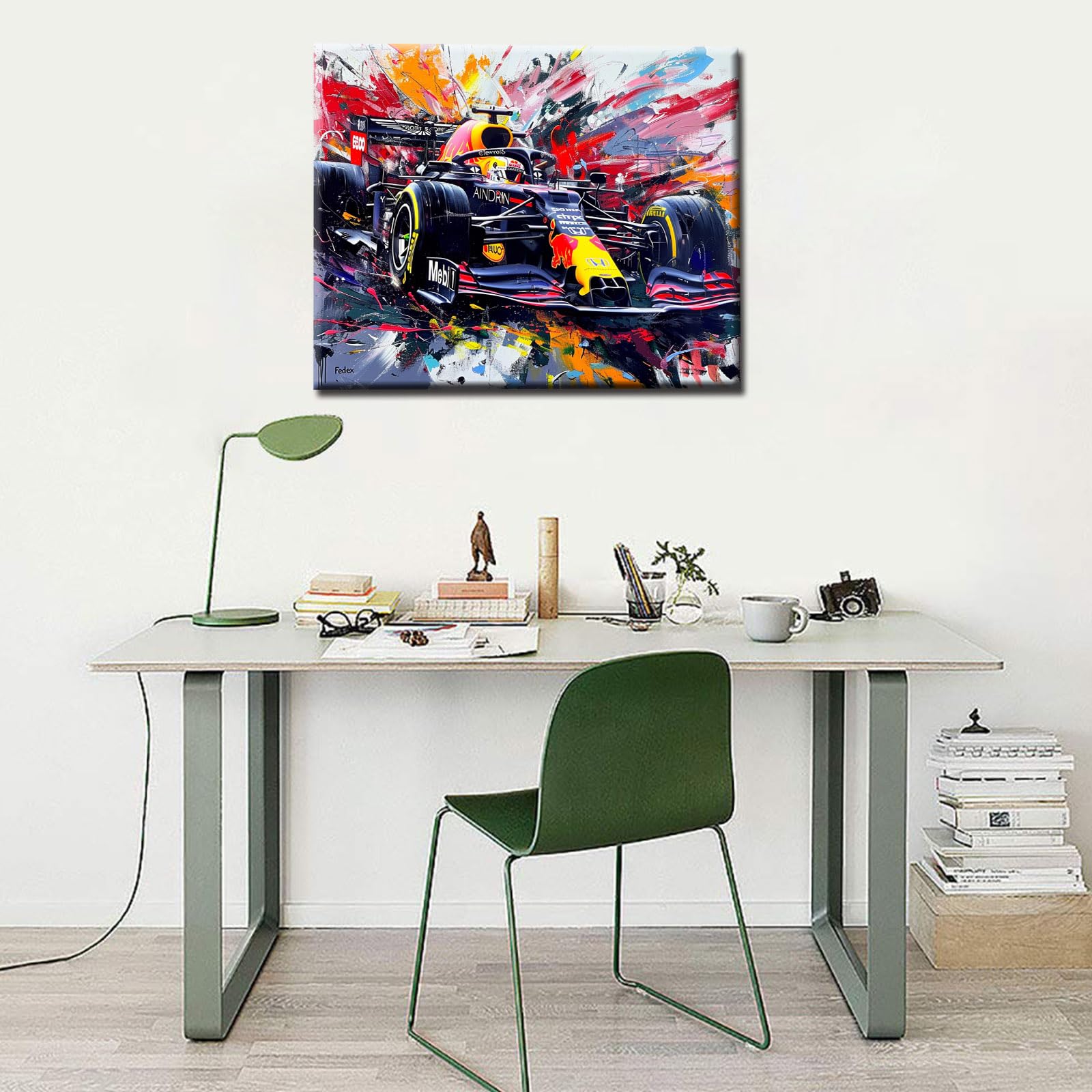Tucocoo Schilderen op nummer met kwasten en acrylpigmenten op canvas, schilderij voor volwassenen, beginners, dier op toilet, palmblad, woondecoratie, geschenken, 40 x 50 cm (doe-het-zelf ingelijst