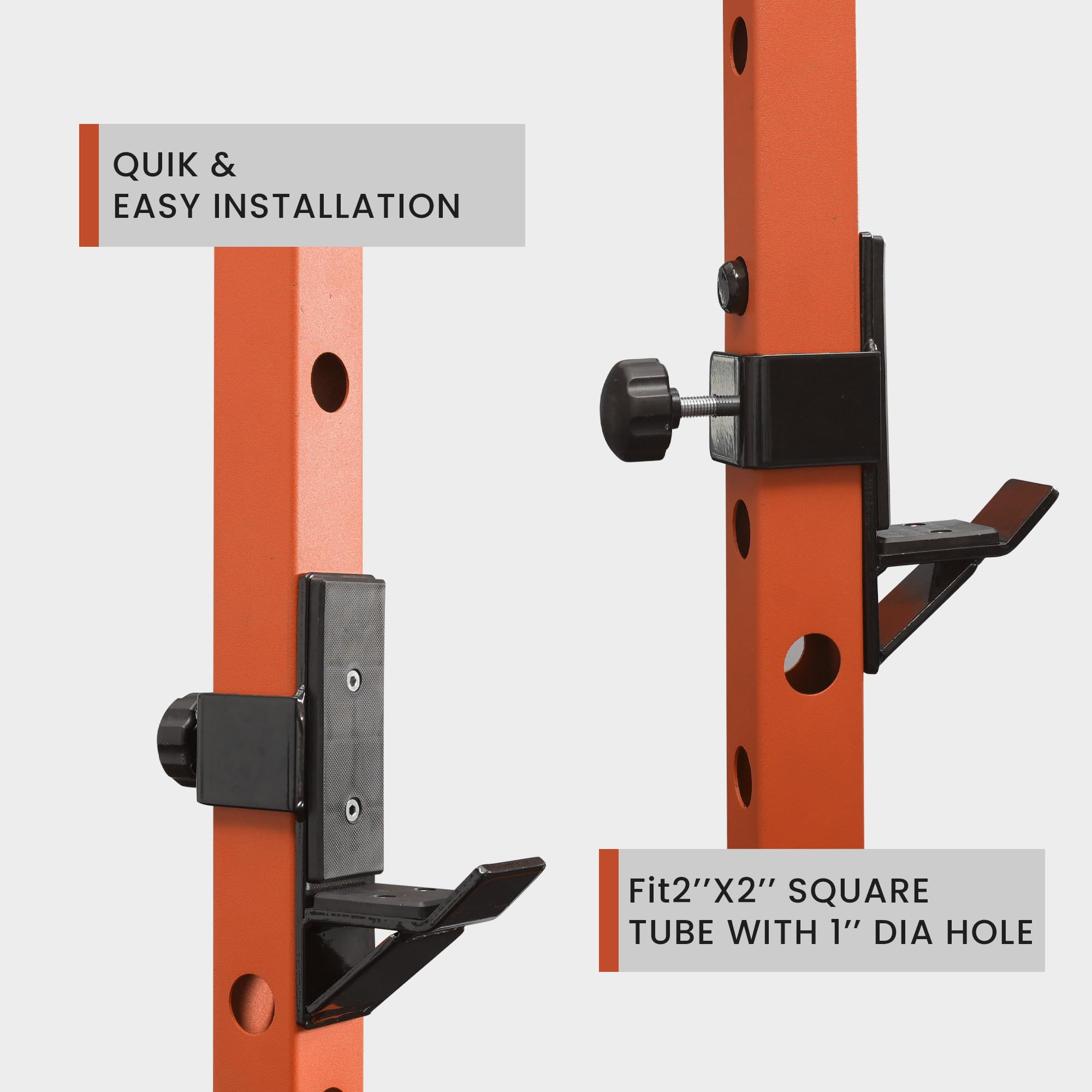 Snapklik.com : Power Rack Accessories J-Hooks For 2x2 Power Cage