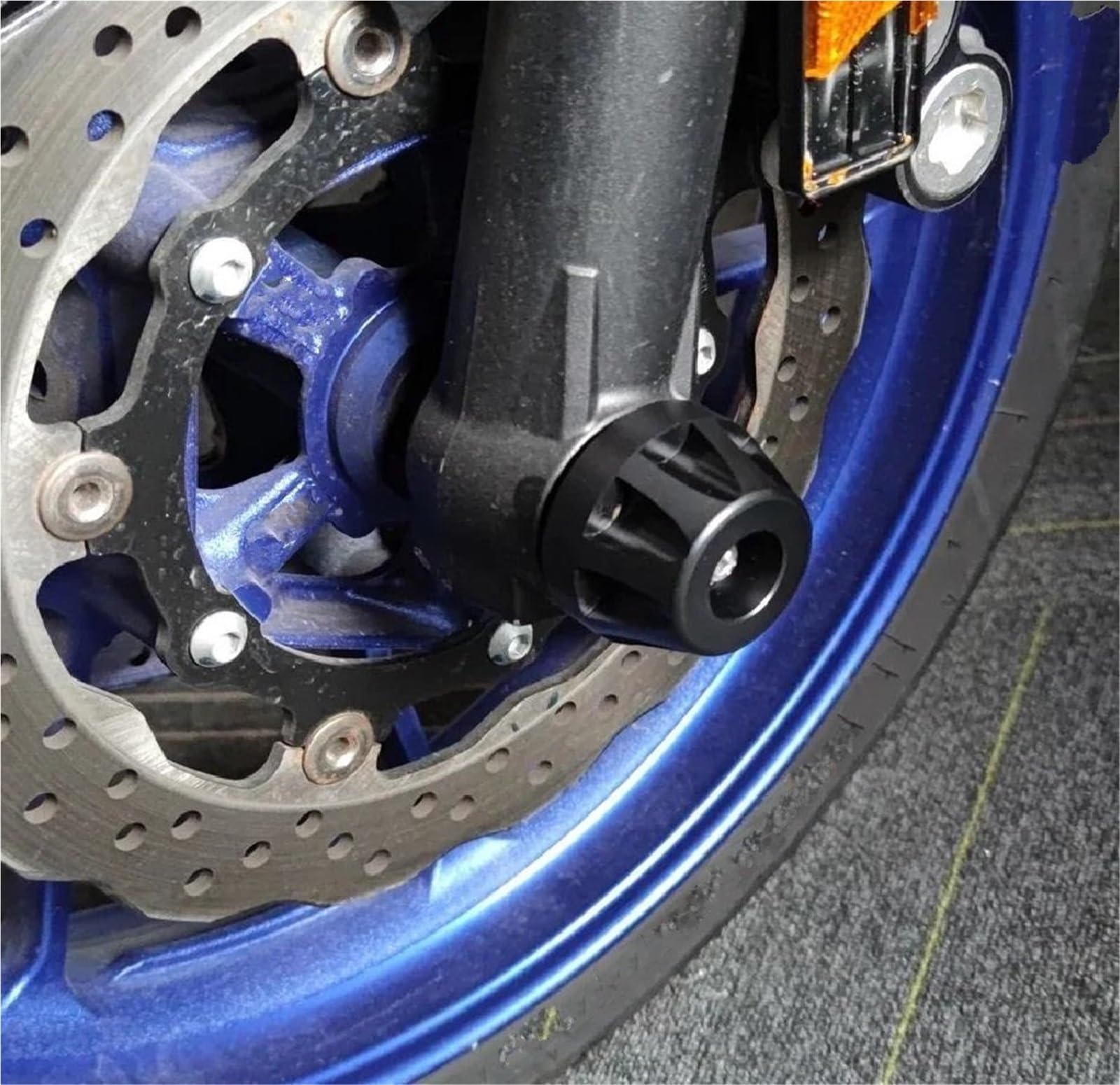 Protector De Eje Rueda Horquilla Delantera Y Trasera para Motocicleta para Yamaha MT-09/SP FZ-09/SP MT09 FZ09 MT FZ 09 (2014-2025) Protectores Eje Rueda DelanteroTrasero Motocicleta