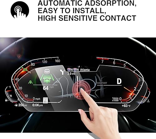 Miniatura 6 de YEE PIN 2019 X5 G05 Protector de pantalla para 2019 2020 2021 2022 X5 G05 SUV 12.3 pulgadas Panel de instrumentos película protectora de vidrio