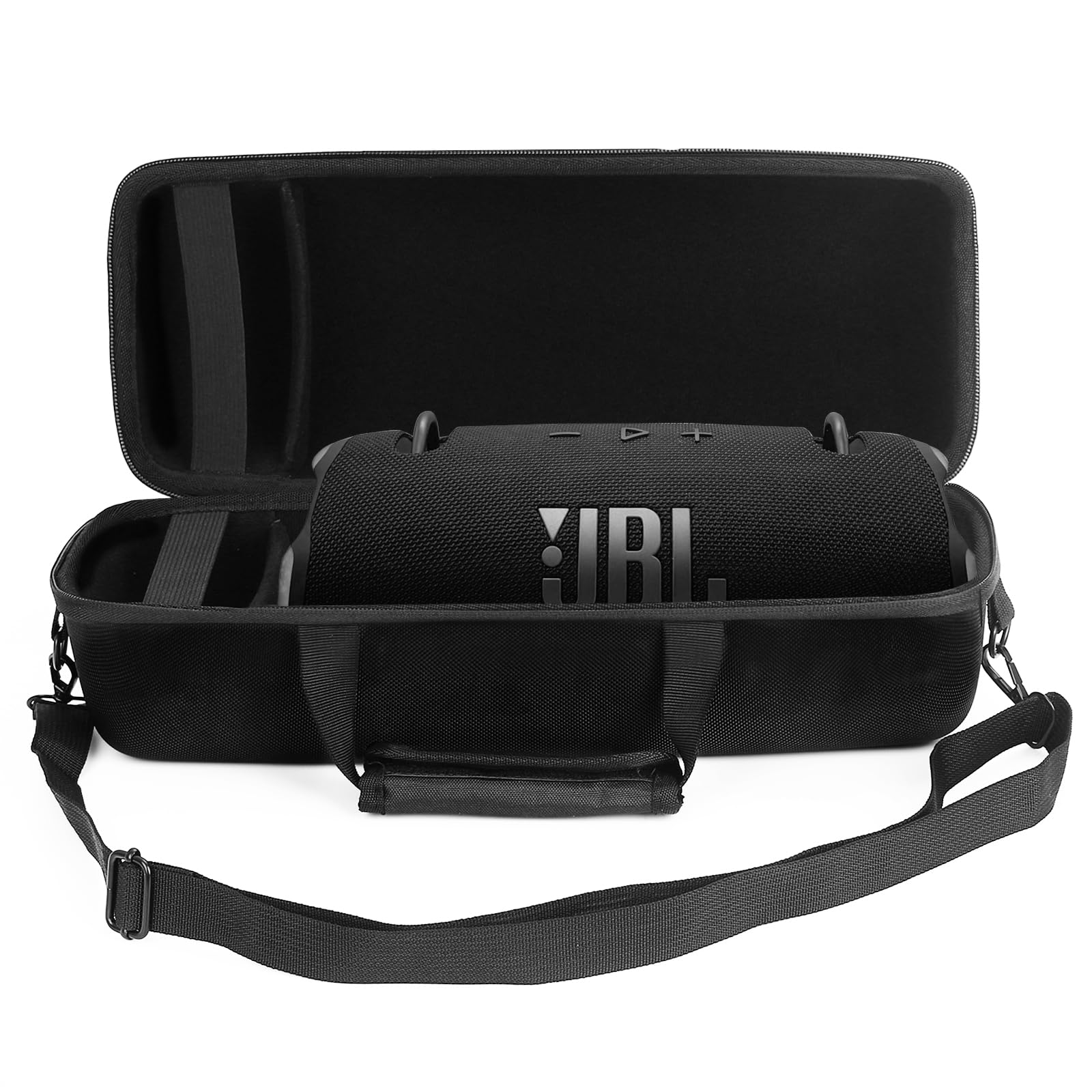 Hard Travel Caryying Case Kompatibel mit JBL Xtreme 4/3 Bluetooth-Lautsprecher, stoßfest, wasserdicht, kratzfest, ideal für Reisen und Aufbewahrung (Schwarz)