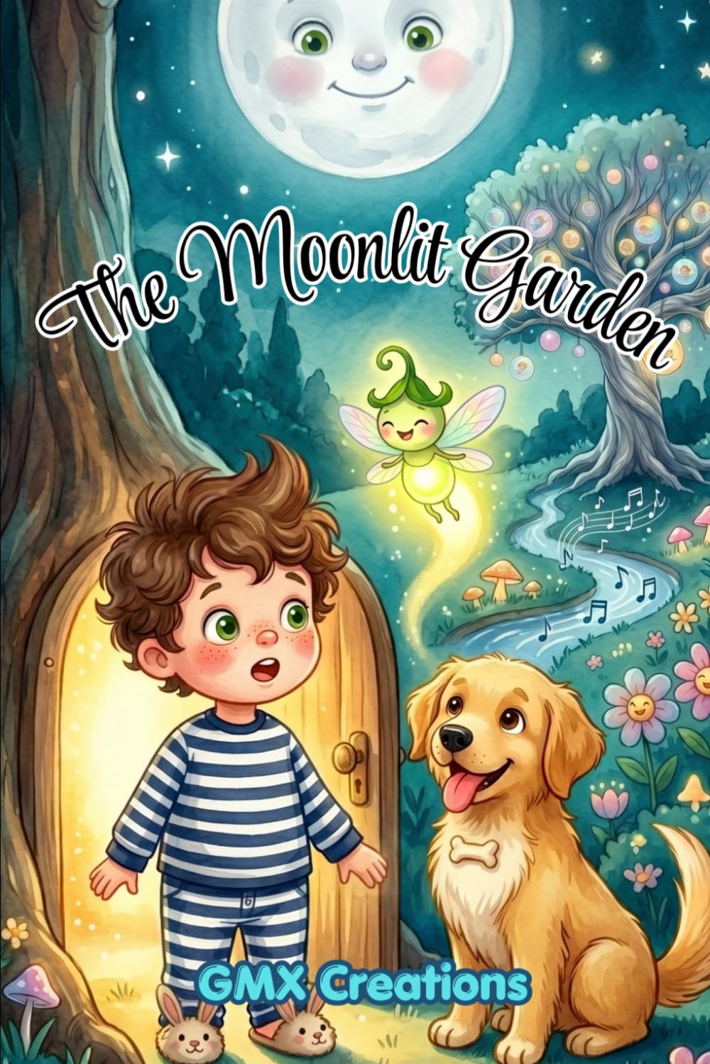 The Moonlit Garden: A Rhyming Storybook for Early Readers