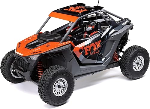 Losi Camión RC 1/10 RZR Rey 4 ruedas de tracción sin escobillas Listo para funcionar Batería y cargador no incluidos Fox LOS03029T2 Camiones