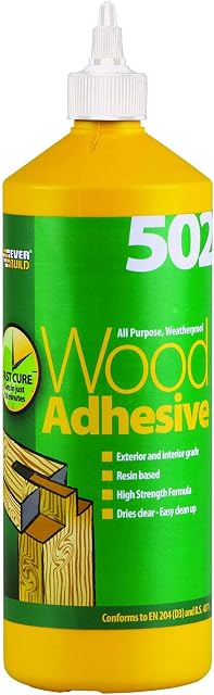Everbuild 502 D3 PVA Wood Adhesive - 1 Litre