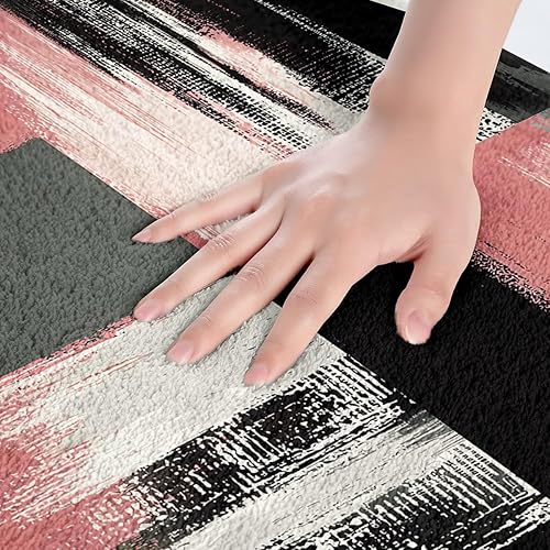 Miniatura 10 de Tapete de baño antideslizante con diseño de rifle militar, de microfibra, tapete de baño para temática de guerra, lanudo y absorbente, tapete de