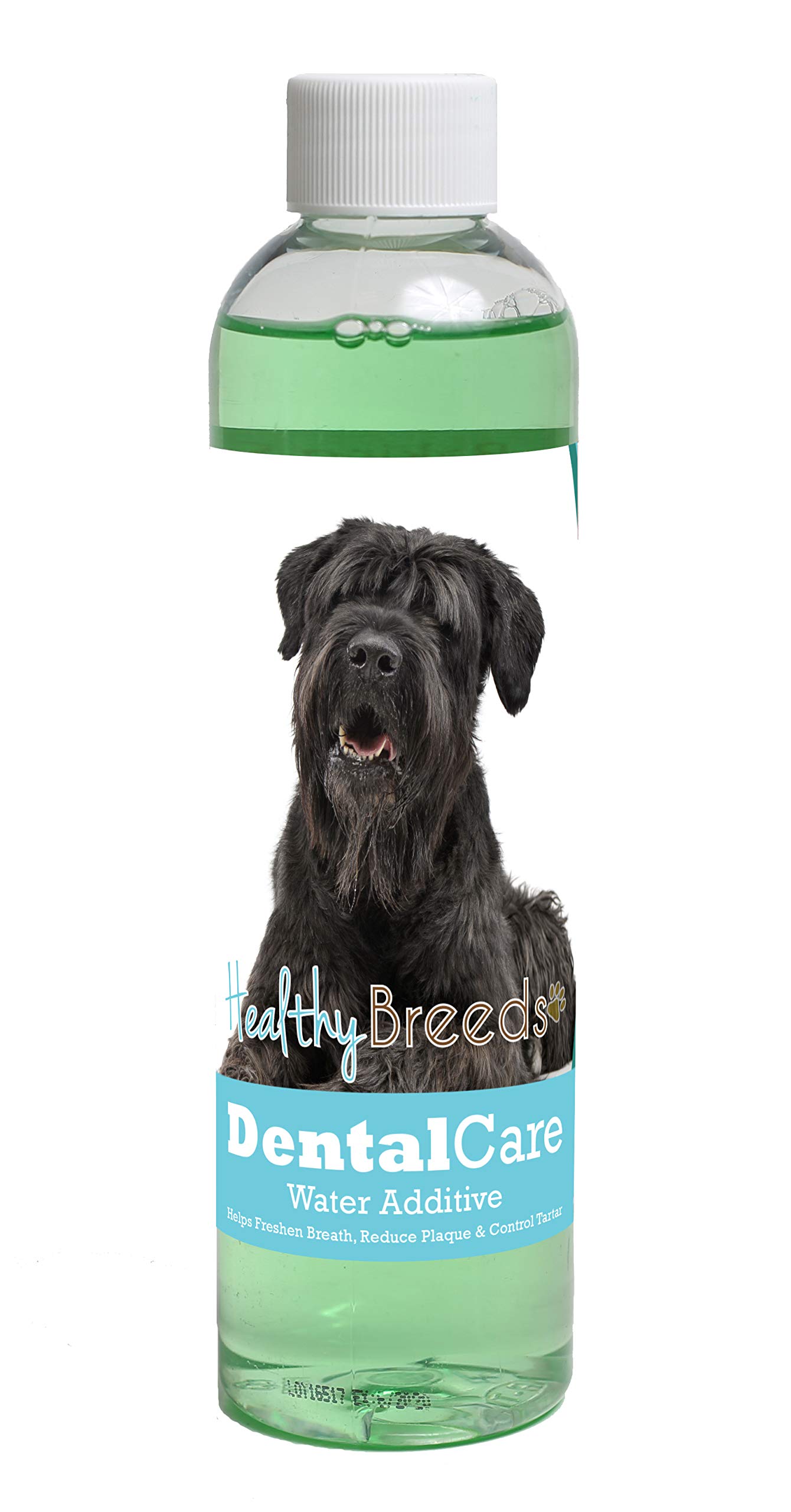 Healthy Breeds Dog Dental Care Water Additive for Black Russian Terrier - Helps Freshen Breath, Reduce Plaque &amp; Control Tartar - Mint Flavor - 8 oz