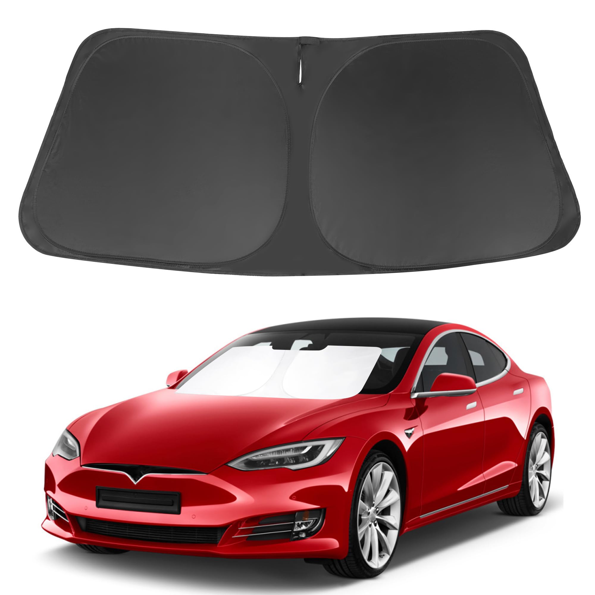 Windshield Sun Shade for 2012-2026 Tesla Model S Accessories