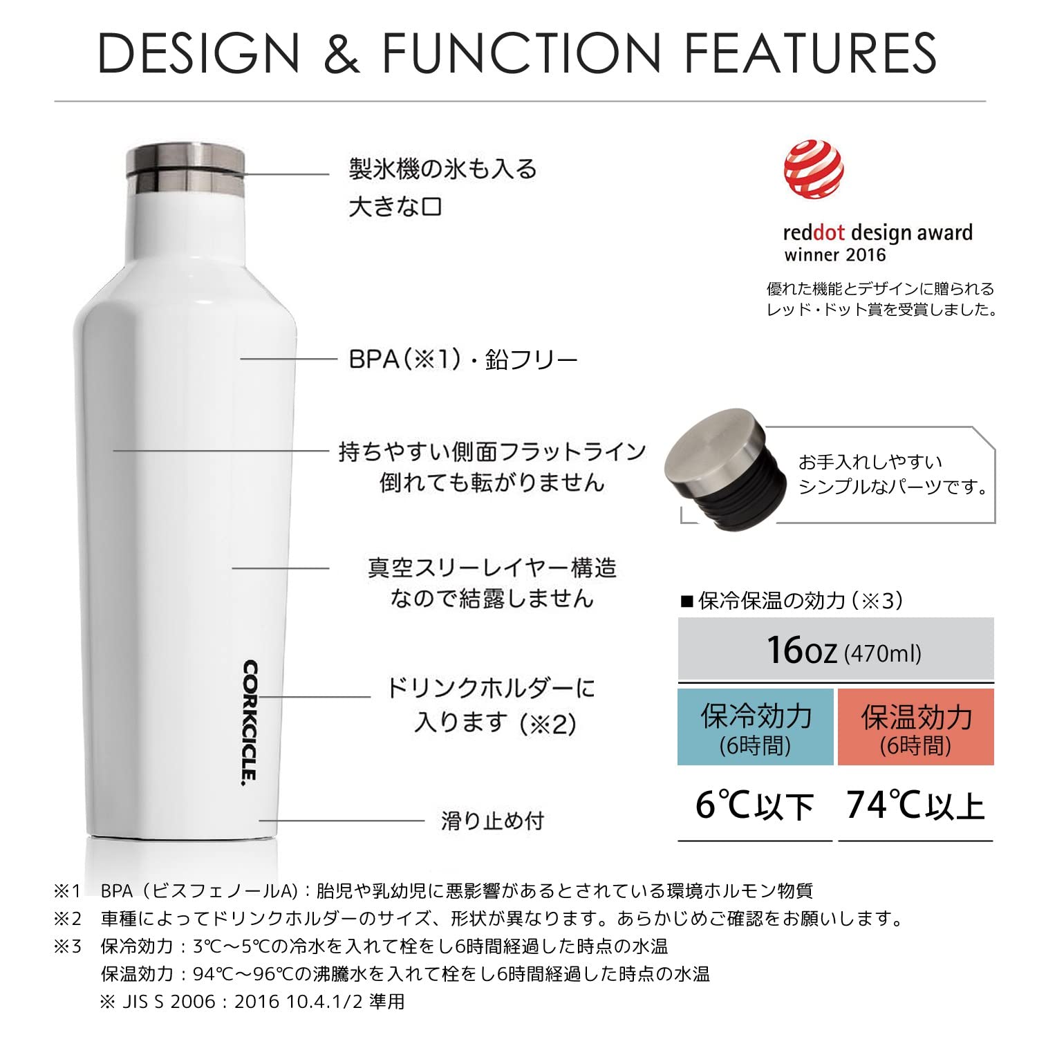 Amazon｜CORKCICLE【日本正規販売品】水筒 真空断熱 ステンレス