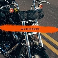 Vista 4 de Señales de Giro Secuenciales Switchback para Horquilla Delantera LED con Kit de Reubicación, Luces de Marcha para Motocicleta para Horquilla