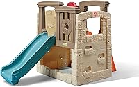Step2 Woodland Climber II Toddler Playset: Climbing Wall, Slide, Hideout for Ages 2-6 Backyard Adventure