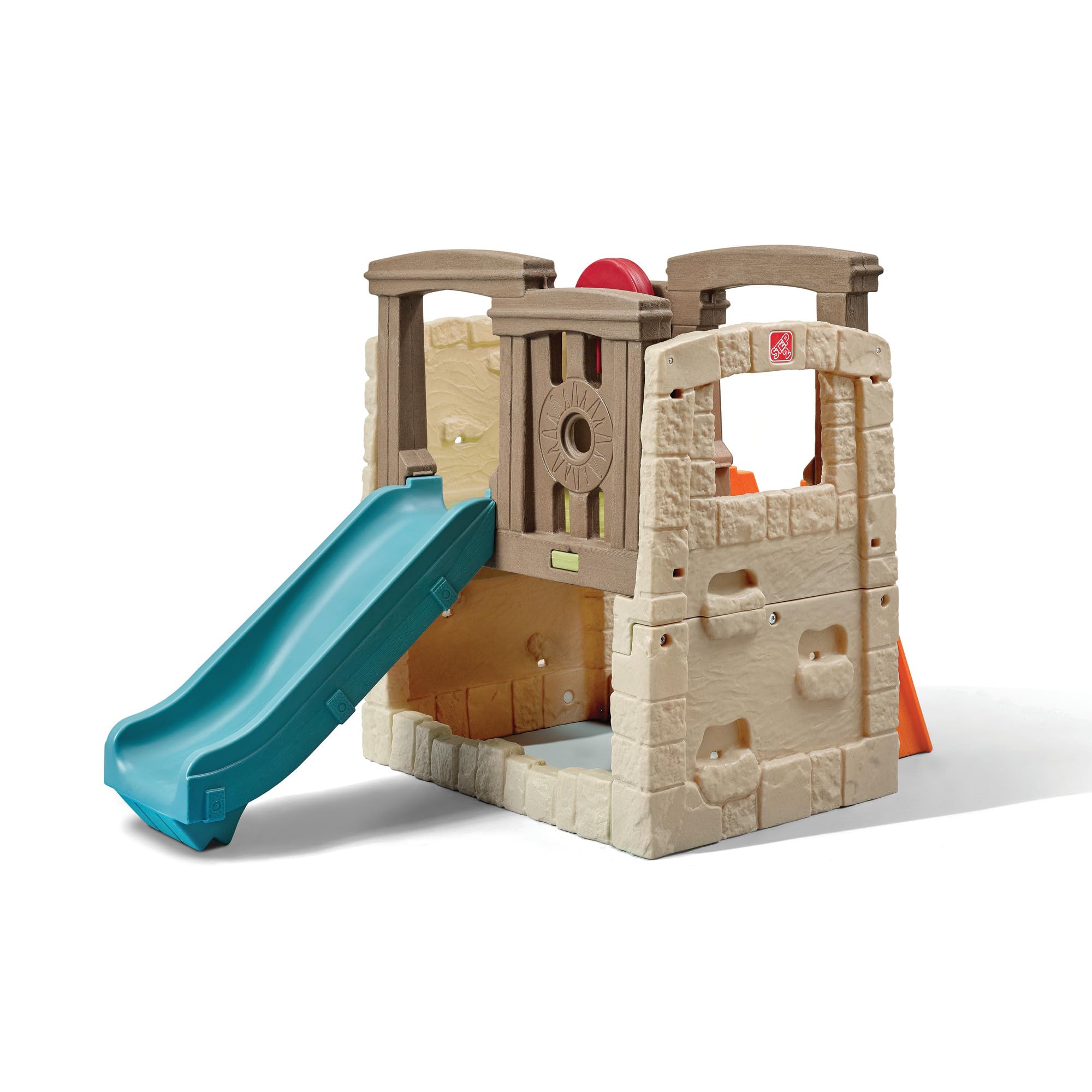 Step2 Woodland Climber II Kids Playset, Ages 2 –6 Years Old, Toddler Slide and Climbing Wall, Outdoor Playground for Backyard, Sturdy Plastic Frame, Easy Set Up