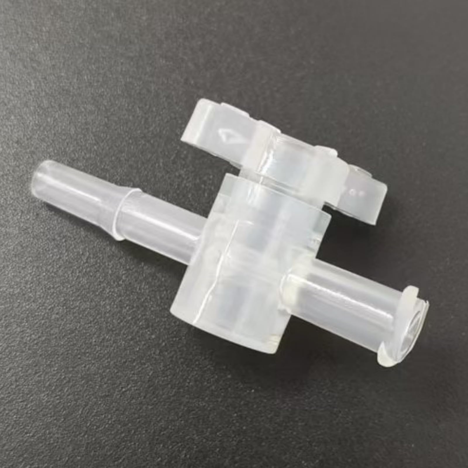 50 llaves de paso de 2 vías for sistemas de bloqueo y catéter, válvula de conexión de plástico duradera for uso en laboratorio y transferencia de fluidos(Transparent)