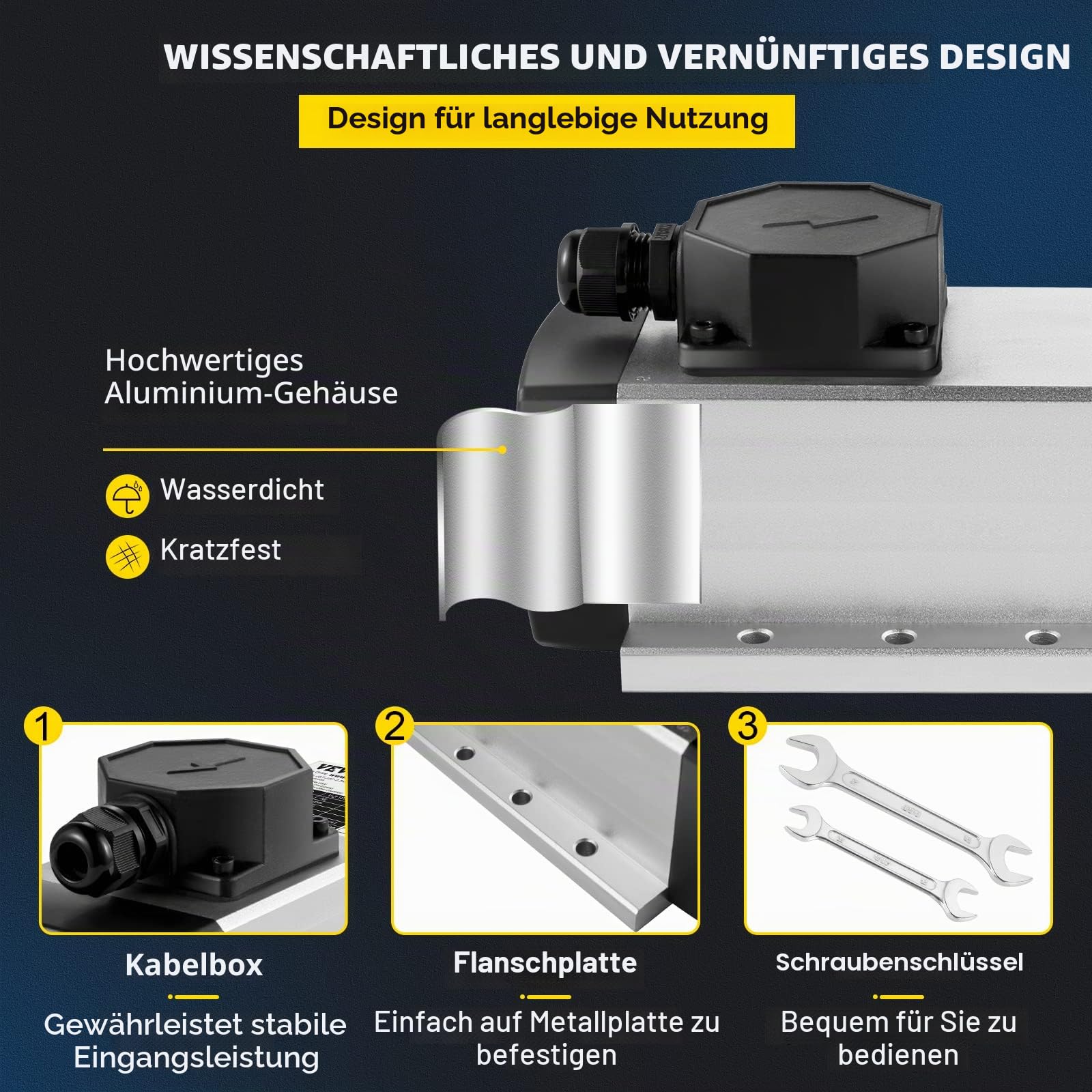 VEVOR Luftgekühlter Spindelmotor mit VFD Inverter-Set, 2,2 kW ER20 CNC Motor für Luftgekühlte Gravierspindelmotor Spindelmotor zum Schnitzen von Materialien wie Holz, Stein usw